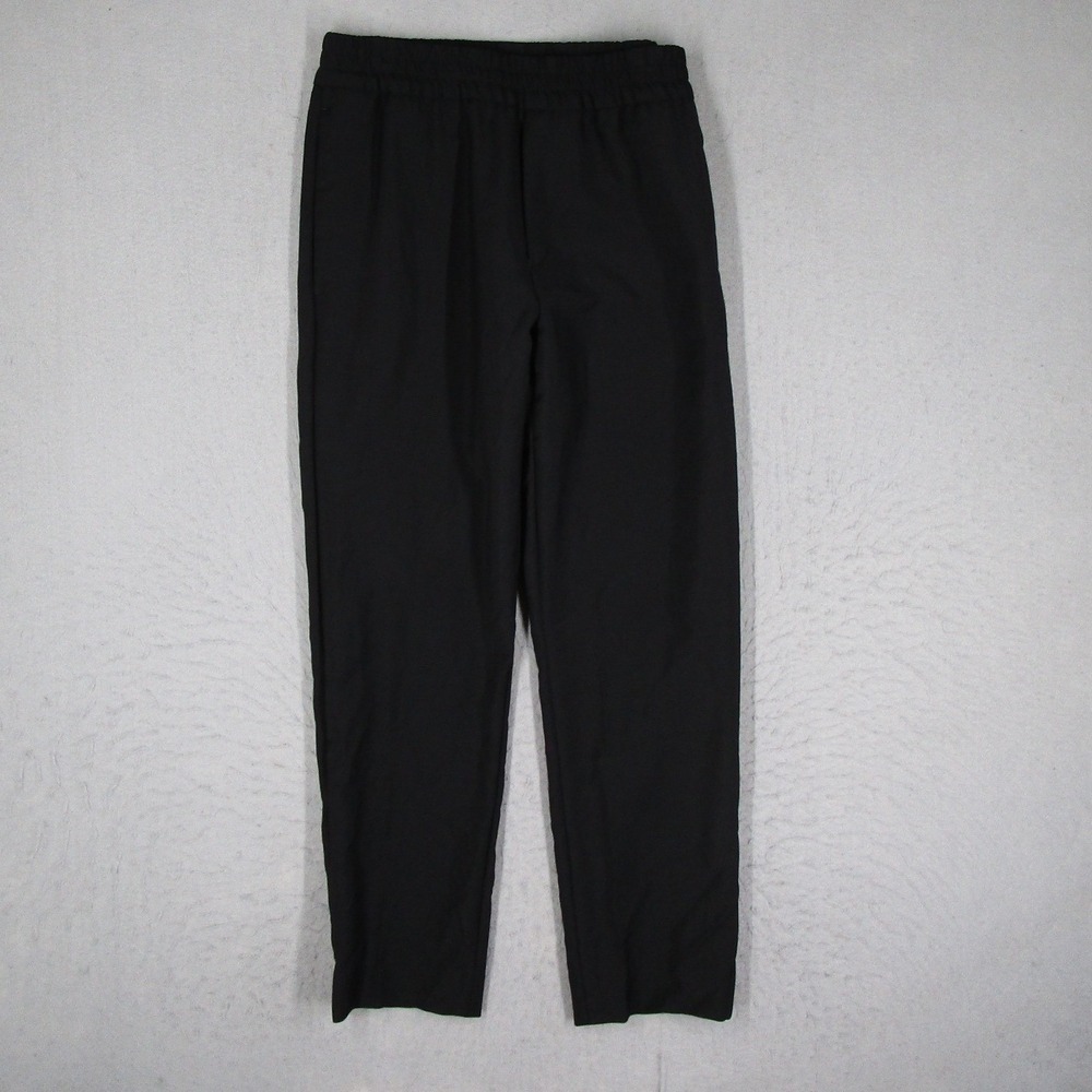 Acne Studios Ryder L WO MH Black Wool Mohair Tapered Trousers Mens 46 BK0006